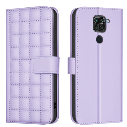 Square Texture Leather Phone Case, For Redmi 10X 4G / Note 9, For Redmi Note 9 Pro Max / 9 Pro / 9S