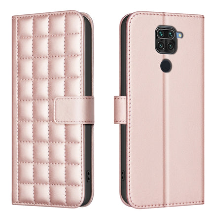 Square Texture Leather Phone Case, For Redmi 10X 4G / Note 9, For Redmi Note 9 Pro Max / 9 Pro / 9S