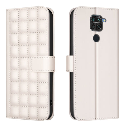Square Texture Leather Phone Case, For Redmi 10X 4G / Note 9, For Redmi Note 9 Pro Max / 9 Pro / 9S