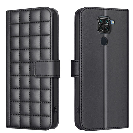 Square Texture Leather Phone Case, For Redmi 10X 4G / Note 9, For Redmi Note 9 Pro Max / 9 Pro / 9S