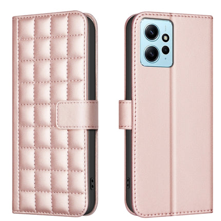 Square Texture Leather Phone Case, For Redmi Note 12S Global, For Redmi Note 12 4G Global, For Redmi A1 / A1+ / A2, For Redmi Note 12 Pro+ Global
