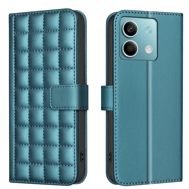 Square Texture Leather Phone Case, For Redmi Note 13 4G Global, For Redmi Note 13 5G, For Redmi 13C, For Redmi Note 13 Pro+ 5G