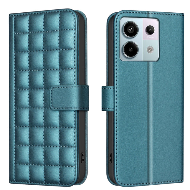 Square Texture Leather Phone Case, For Redmi Note 13 Pro 5G, For Redmi K70 / K70 Pro, For Redmi 12 4G, For Redmi Note 11 / Note 11S