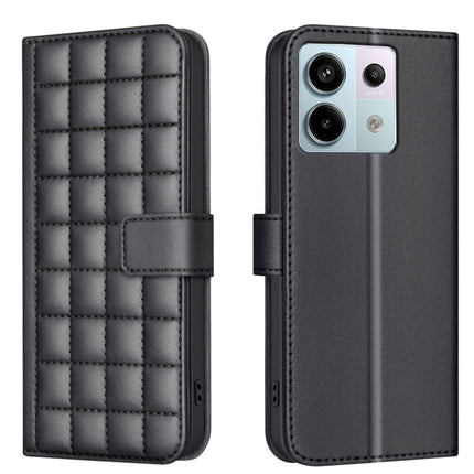 Square Texture Leather Phone Case, For Redmi Note 13 Pro 5G, For Redmi K70 / K70 Pro, For Redmi 12 4G, For Redmi Note 11 / Note 11S