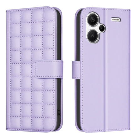 Square Texture Leather Phone Case, For Redmi Note 13 4G Global, For Redmi Note 13 5G, For Redmi 13C, For Redmi Note 13 Pro+ 5G