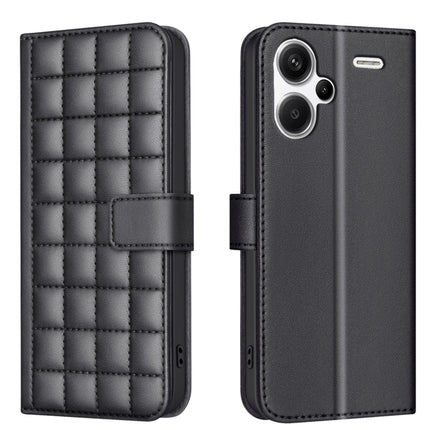 Square Texture Leather Phone Case, For Redmi Note 13 4G Global, For Redmi Note 13 5G, For Redmi 13C, For Redmi Note 13 Pro+ 5G