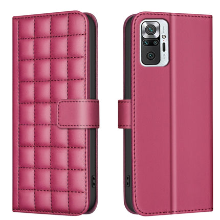 Square Texture Leather Phone Case, For Redmi 10C, For Redmi 10 2022 / Note 11 4G, For Redmi Note 10 4G / Note 10S, For Redmi Note 10 Pro / Note 10 Pro Max