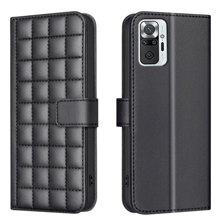 Square Texture Leather Phone Case, For Redmi 10C, For Redmi 10 2022 / Note 11 4G, For Redmi Note 10 4G / Note 10S, For Redmi Note 10 Pro / Note 10 Pro Max
