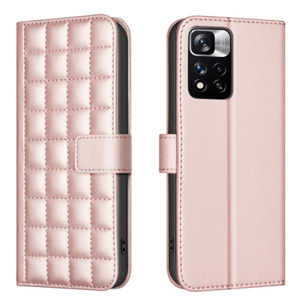 Square Texture Leather Phone Case, For Redmi Note 12 Pro Global, For Redmi Note 12 5G Global / Xiaomi Poco X5, For Redmi Note 11 Pro 5G / 4G Global, For Redmi 10 5G / Note 11E