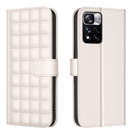 Square Texture Leather Phone Case, For Redmi Note 12 Pro Global, For Redmi Note 12 5G Global / Xiaomi Poco X5, For Redmi Note 11 Pro 5G / 4G Global, For Redmi 10 5G / Note 11E