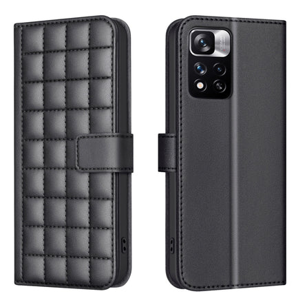 Square Texture Leather Phone Case, For Redmi Note 12 Pro Global, For Redmi Note 12 5G Global / Xiaomi Poco X5, For Redmi Note 11 Pro 5G / 4G Global, For Redmi 10 5G / Note 11E