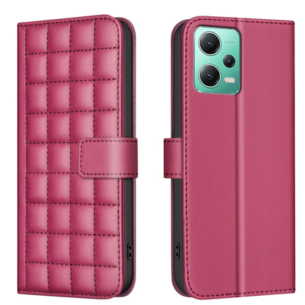 Square Texture Leather Phone Case, For Redmi Note 12 Pro Global, For Redmi Note 12 5G Global / Xiaomi Poco X5, For Redmi Note 11 Pro 5G / 4G Global, For Redmi 10 5G / Note 11E
