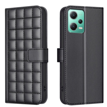Square Texture Leather Phone Case, For Redmi Note 12 Pro Global, For Redmi Note 12 5G Global / Xiaomi Poco X5, For Redmi Note 11 Pro 5G / 4G Global, For Redmi 10 5G / Note 11E