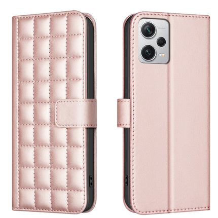 Square Texture Leather Phone Case, For Redmi Note 12S Global, For Redmi Note 12 4G Global, For Redmi A1 / A1+ / A2, For Redmi Note 12 Pro+ Global