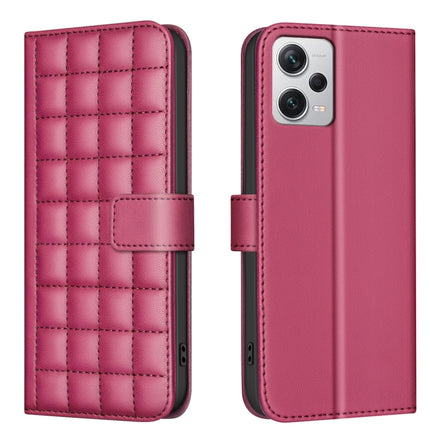 Square Texture Leather Phone Case, For Redmi Note 12S Global, For Redmi Note 12 4G Global, For Redmi A1 / A1+ / A2, For Redmi Note 12 Pro+ Global