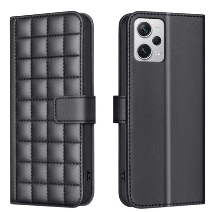 Square Texture Leather Phone Case, For Redmi Note 12S Global, For Redmi Note 12 4G Global, For Redmi A1 / A1+ / A2, For Redmi Note 12 Pro+ Global