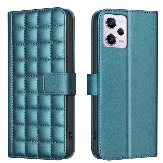 Square Texture Leather Phone Case, For Redmi Note 12 Pro Global, For Redmi Note 12 5G Global / Xiaomi Poco X5, For Redmi Note 11 Pro 5G / 4G Global, For Redmi 10 5G / Note 11E