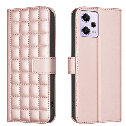 Square Texture Leather Phone Case, For Redmi Note 12 Pro Global, For Redmi Note 12 5G Global / Xiaomi Poco X5, For Redmi Note 11 Pro 5G / 4G Global, For Redmi 10 5G / Note 11E