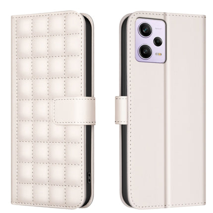 Square Texture Leather Phone Case, For Redmi Note 12 Pro Global, For Redmi Note 12 5G Global / Xiaomi Poco X5, For Redmi Note 11 Pro 5G / 4G Global, For Redmi 10 5G / Note 11E