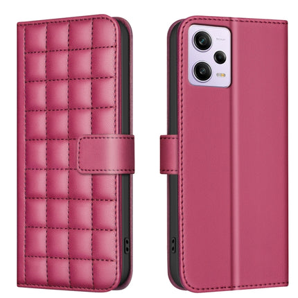 Square Texture Leather Phone Case, For Redmi Note 12 Pro Global, For Redmi Note 12 5G Global / Xiaomi Poco X5, For Redmi Note 11 Pro 5G / 4G Global, For Redmi 10 5G / Note 11E