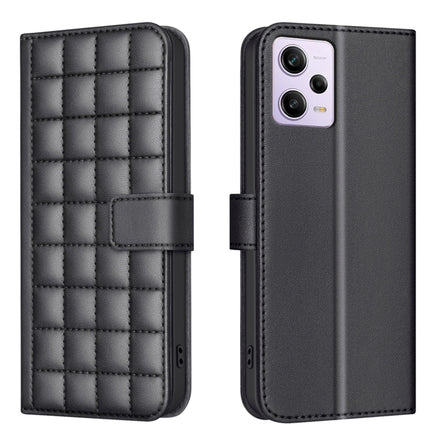 Square Texture Leather Phone Case, For Redmi Note 12 Pro Global, For Redmi Note 12 5G Global / Xiaomi Poco X5, For Redmi Note 11 Pro 5G / 4G Global, For Redmi 10 5G / Note 11E
