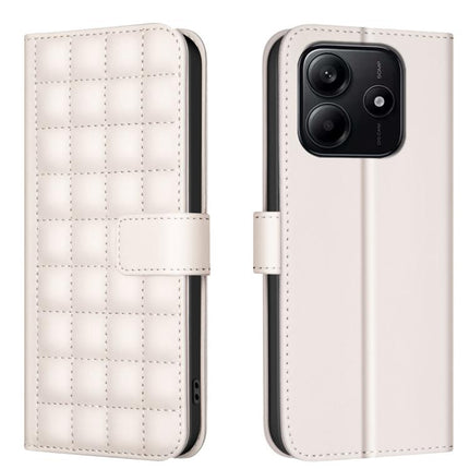 Square Texture Leather Phone Case, For Redmi Note 14 Pro 4G, For Redmi Note 14 4G 163.25mm, For Redmi A3, For Redmi Note 13 Pro 4G Global