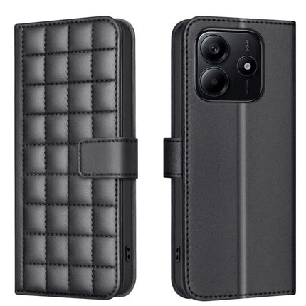Square Texture Leather Phone Case, For Redmi Note 14 Pro 4G, For Redmi Note 14 4G 163.25mm, For Redmi A3, For Redmi Note 13 Pro 4G Global