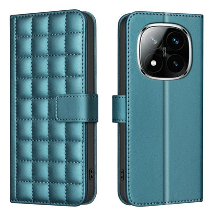 Square Texture Leather Phone Case, For Redmi Note 14 Pro 4G, For Redmi Note 14 4G 163.25mm, For Redmi A3, For Redmi Note 13 Pro 4G Global