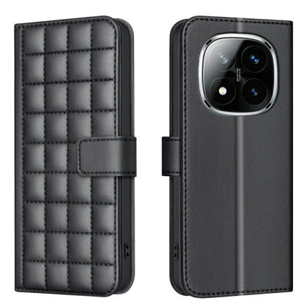 Square Texture Leather Phone Case, For Redmi Note 14 Pro 4G, For Redmi Note 14 4G 163.25mm, For Redmi A3, For Redmi Note 13 Pro 4G Global