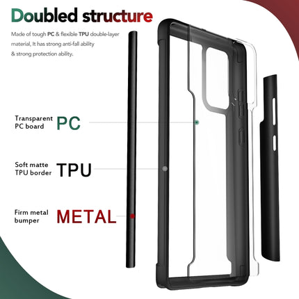 Iron Man Series Metal PC + TPU Protective Case, For Samsung Galaxy Note20 Ultra, For Samsung Galaxy Note20