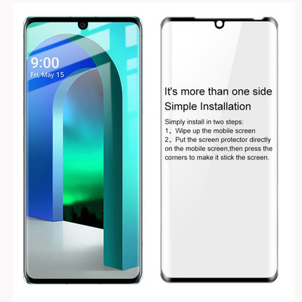 3D Curved Edge Full Screen Tempered Glass Film, For LG Velvet