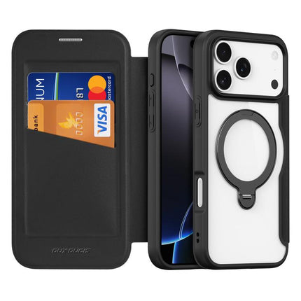 DUX DUCIS Skin X Pro Series MagSafe Ring Holder Leather Phone Case, For iPhone 18 Pro / 17 Pro, For iPhone 18 Pro Max / 17 Pro Max, For iPhone 17e / 16e, For iPhone 17, For iPhone Air, For iPhone 16 Pro Max, For iPhone 16 Pro, For iPhone 16 Plus       ...