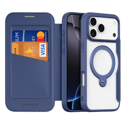DUX DUCIS Skin X Pro Series MagSafe Ring Holder Leather Phone Case, For iPhone 18 Pro / 17 Pro, For iPhone 18 Pro Max / 17 Pro Max, For iPhone 17e / 16e, For iPhone 17, For iPhone Air, For iPhone 16 Pro Max, For iPhone 16 Pro, For iPhone 16 Plus       ...