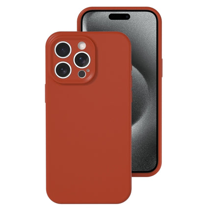 Precise Hole Liquid Silicone Jelly Color Full Coverage Phone Case, For iPhone 15 Pro