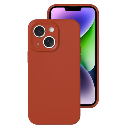 Precise Hole Liquid Silicone Jelly Color Full Coverage Phone Case, For iPhone 14 Plus