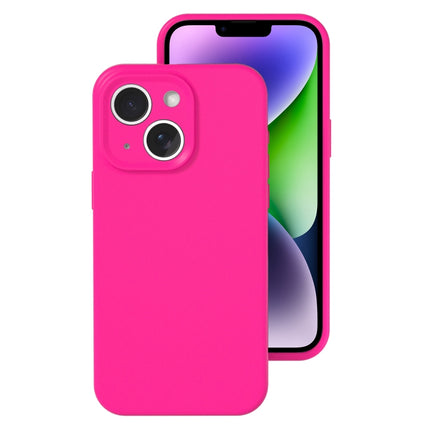 Precise Hole Liquid Silicone Jelly Color Full Coverage Phone Case, For iPhone 14 Plus