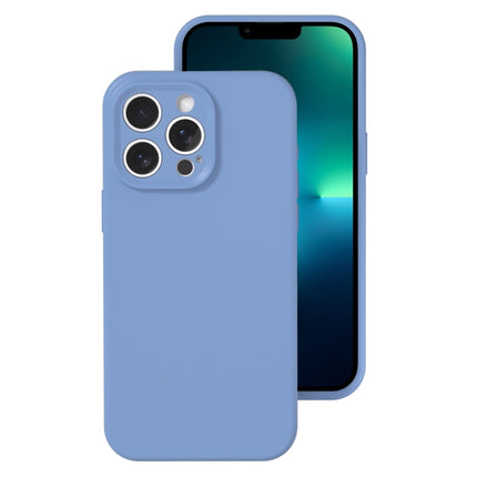 Precise Hole Liquid Silicone Jelly Color Full Coverage Phone Case, For iPhone 13 Pro Max