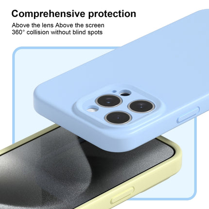 Precise Hole Liquid Silicone Jelly Color Full Coverage Phone Case, For iPhone 13 Pro Max