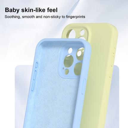 Precise Hole Liquid Silicone Jelly Color Full Coverage Phone Case, For iPhone 12 Pro Max