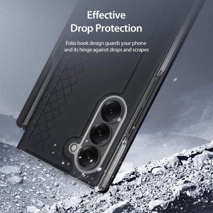 DUX DUCIS Bril Series PU + TPU Phone Case with Pen Slot, For Samsung Galaxy Z Fold7 5G