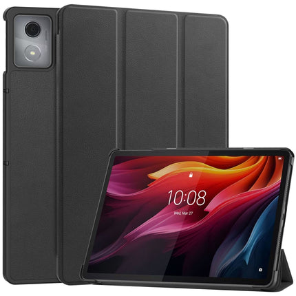 Custer Texture 3-Fold Holder Leather Smart Tablet Case, For Lenovo Tab 10.1 2025 / K10 2nd / S10, For Lenovo Idea Tab Pro, For Lenovo Tab K11 Plus, For Lenovo Idea Tab Pro Gen 2 13