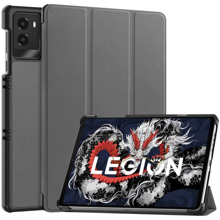 Custer Texture 3-Fold Holder Leather Smart Tablet Case, For Lenovo Yoga Tab 11.1 2025, For Lenovo Idea  Tab Plus 12.1, For Lenovo Legion Y700 2025, For Lenovo Tab One TB-305FU / Tab K9