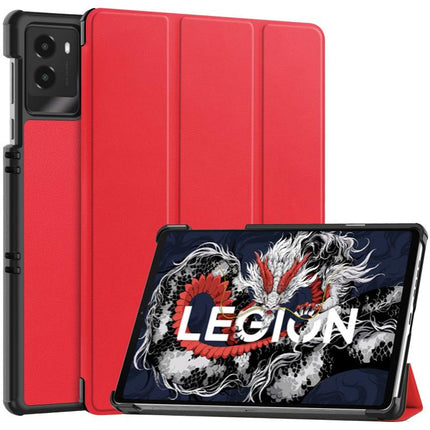 Custer Texture 3-Fold Holder Leather Smart Tablet Case, For Lenovo Yoga Tab 11.1 2025, For Lenovo Idea  Tab Plus 12.1, For Lenovo Legion Y700 2025, For Lenovo Tab One TB-305FU / Tab K9