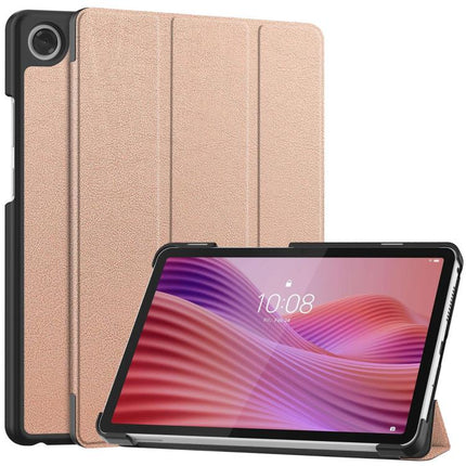 Custer Texture 3-Fold Holder Leather Smart Tablet Case, For Lenovo Yoga Tab 11.1 2025, For Lenovo Idea  Tab Plus 12.1, For Lenovo Legion Y700 2025, For Lenovo Tab One TB-305FU / Tab K9