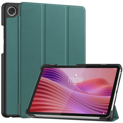 Custer Texture 3-Fold Holder Leather Smart Tablet Case, For Lenovo Yoga Tab 11.1 2025, For Lenovo Idea  Tab Plus 12.1, For Lenovo Legion Y700 2025, For Lenovo Tab One TB-305FU / Tab K9