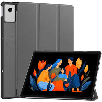 Custer Texture 3-Fold Holder Leather Smart Tablet Case, For Lenovo Yoga Tab 11.1 2025, For Lenovo Idea  Tab Plus 12.1, For Lenovo Legion Y700 2025, For Lenovo Tab One TB-305FU / Tab K9