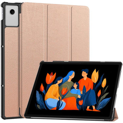 Custer Texture 3-Fold Holder Leather Smart Tablet Case, For Lenovo Yoga Tab 11.1 2025, For Lenovo Idea  Tab Plus 12.1, For Lenovo Legion Y700 2025, For Lenovo Tab One TB-305FU / Tab K9