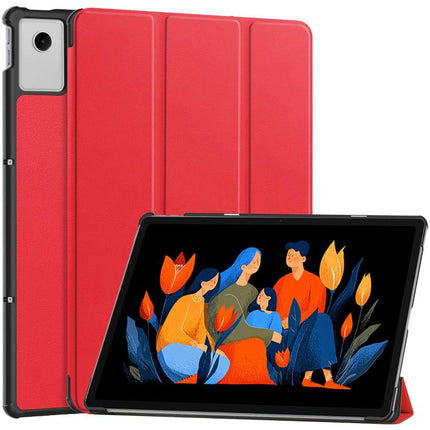 Custer Texture 3-Fold Holder Leather Smart Tablet Case, For Lenovo Yoga Tab 11.1 2025, For Lenovo Idea  Tab Plus 12.1, For Lenovo Legion Y700 2025, For Lenovo Tab One TB-305FU / Tab K9