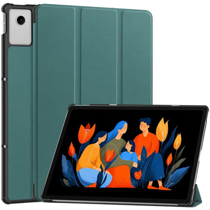 Custer Texture 3-Fold Holder Leather Smart Tablet Case, For Lenovo Yoga Tab 11.1 2025, For Lenovo Idea  Tab Plus 12.1, For Lenovo Legion Y700 2025, For Lenovo Tab One TB-305FU / Tab K9
