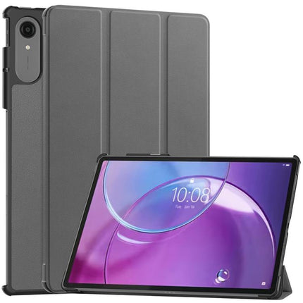 Custer Texture 3-Fold Holder Leather Smart Tablet Case, For Lenovo Tab 10.1 2025 / K10 2nd / S10, For Lenovo Idea Tab Pro, For Lenovo Tab K11 Plus, For Lenovo Idea Tab Pro Gen 2 13
